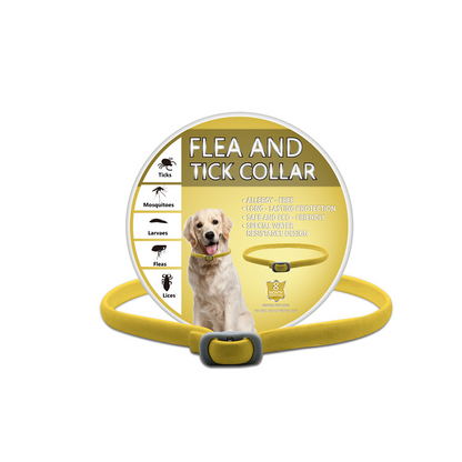 -50% Aujourd’hui 🐶🌿 Collier Anti-Insectes aux Huiles Essentielles