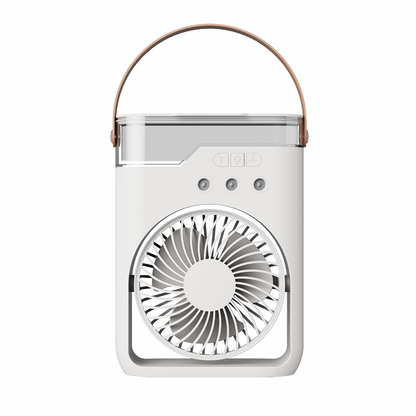 🌀🍃 PROMO FLASH -50% ! Climatiseur Portable Multifonction – Ventilateur Brumisateur Rechargeable, Réservoir 200ml, Batterie 1200mAh, Silencieux & Compact, 2 Coloris