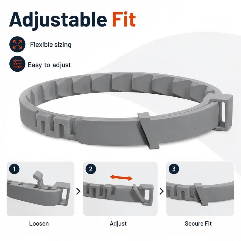 🍃50% DE RÉDUCTION ! Collier Antiparasitaire Ajustable pour Animaux – Effet Durable, Confortable à Porter 🐩🐹【Offre Limitée】