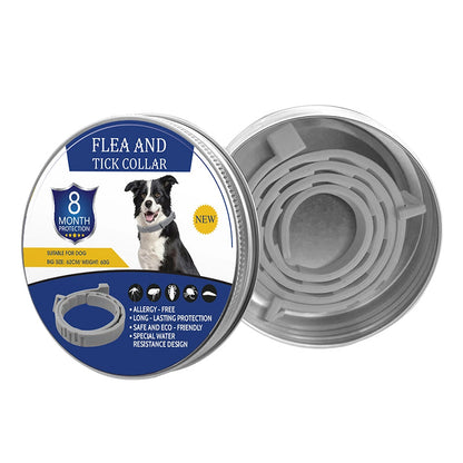 🍃50% DE RÉDUCTION ! Collier Antiparasitaire Ajustable pour Animaux – Effet Durable, Confortable à Porter 🐩🐹【Offre Limitée】