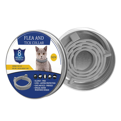 🍃50% DE RÉDUCTION ! Collier Antiparasitaire Ajustable pour Animaux – Effet Durable, Confortable à Porter 🐩🐹【Offre Limitée】