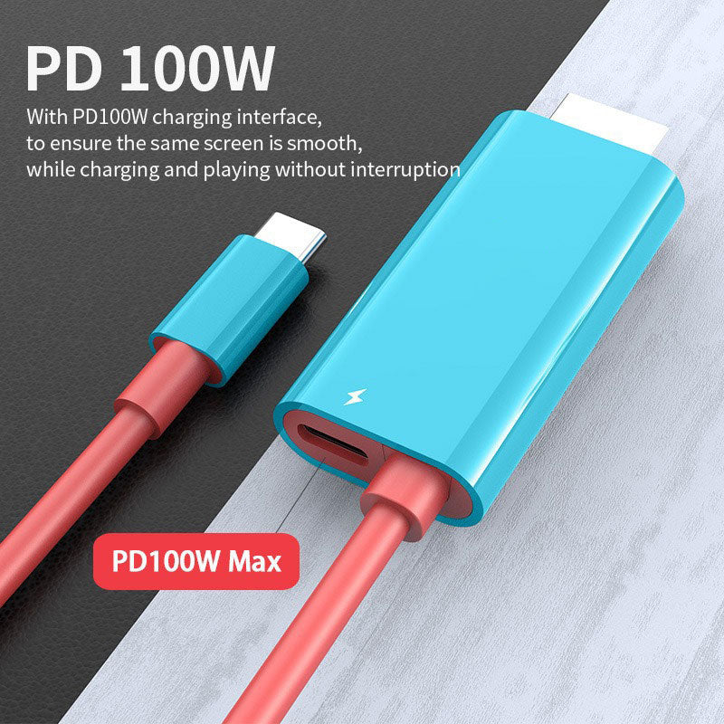 Câble d'Adaptateur USB-C vers HDMI pour Switch