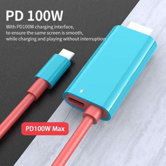Câble d'Adaptateur USB-C vers HDMI pour Switch