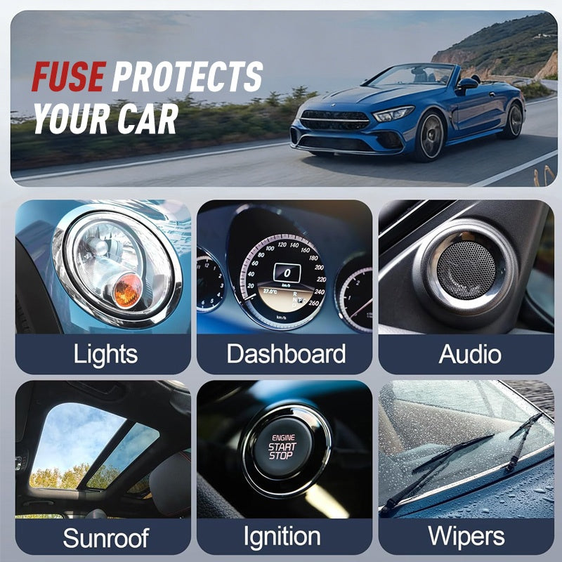 Kit d'assortiment de fusibles pour voiture