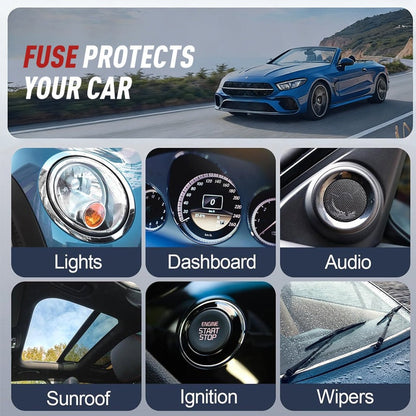Kit d'assortiment de fusibles pour voiture