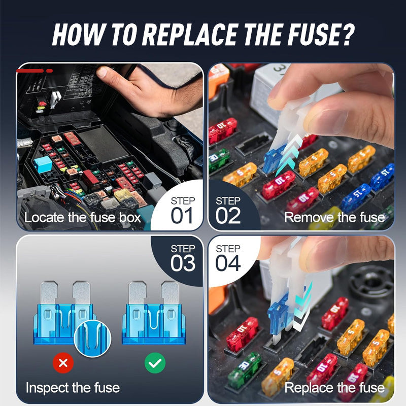 Kit d'assortiment de fusibles pour voiture