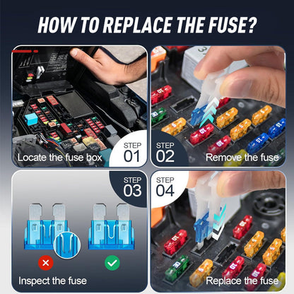 Kit d'assortiment de fusibles pour voiture
