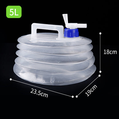 Bidon d'eau pliable avec robinet