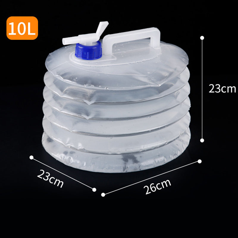 Bidon d'eau pliable avec robinet