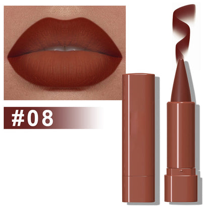1 Acheté = 1 Offert 💄🔥 Rouge à Lèvres Mat Anti-Transfert Longue Tenue ✨