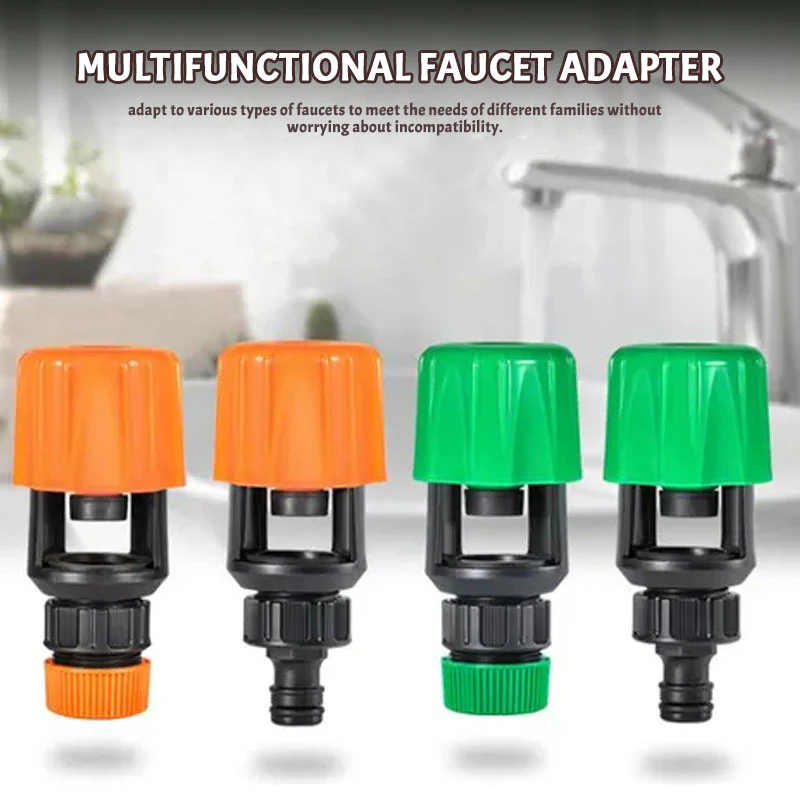 🔧🚰 PROMO FLASH 62% ! Adaptateur de Robinet Universel pour Cuisine – Installation Sans Outil, Anti-Fuite, Alliage Aluminium, Compatible Tous Robinets, Idéal Jardinage & Nettoyage 🌿