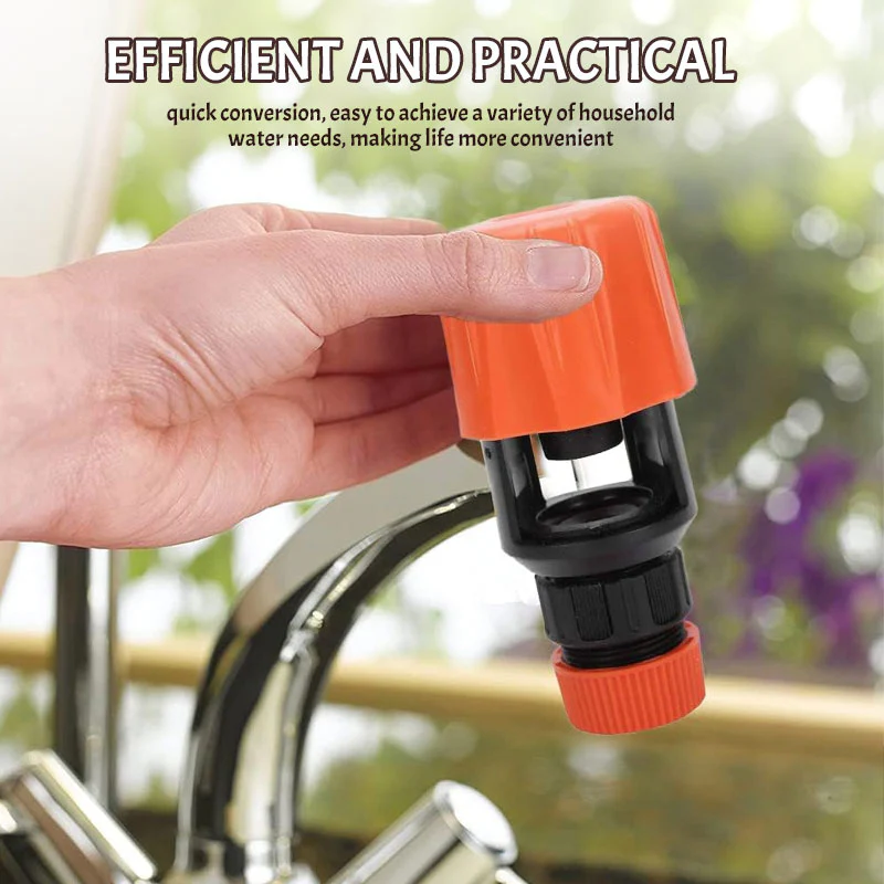 🔧🚰 PROMO FLASH 62% ! Adaptateur de Robinet Universel pour Cuisine – Installation Sans Outil, Anti-Fuite, Alliage Aluminium, Compatible Tous Robinets, Idéal Jardinage & Nettoyage 🌿
