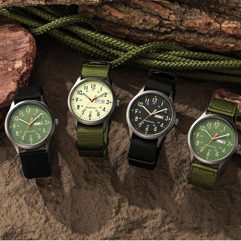 🎉 OFFRE LIMITÉE 50% DE RÉDUCTION ! ⌚ Montre à Quartz pour Homme – Double Affichage Lumineux, Résistante à l'Eau 30M & Fenêtre Date – Style et fonctionnalité au poignet 🕶️