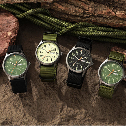 🎉 OFFRE LIMITÉE 50% DE RÉDUCTION ! ⌚ Montre à Quartz pour Homme – Double Affichage Lumineux, Résistante à l'Eau 30M & Fenêtre Date – Style et fonctionnalité au poignet 🕶️