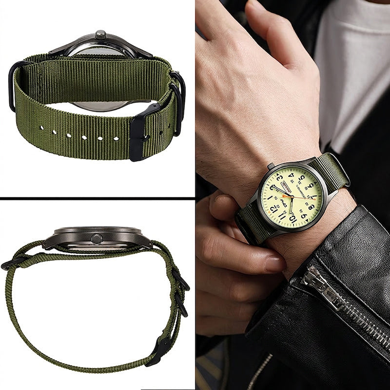 🎉 OFFRE LIMITÉE 50% DE RÉDUCTION ! ⌚ Montre à Quartz pour Homme – Double Affichage Lumineux, Résistante à l'Eau 30M & Fenêtre Date – Style et fonctionnalité au poignet 🕶️