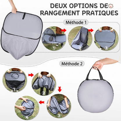 🎉 Soldes 2026 — Plus de 68 000 vendus ! 🐱 Tunnel spacieux pour chat – Zone de jeu et détente, tissu Oxford résistant 🎪