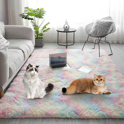 ⏳Spécial à durée limitée⏰Tapis de sol en pelouche à dégradé de couleurs🛋️
