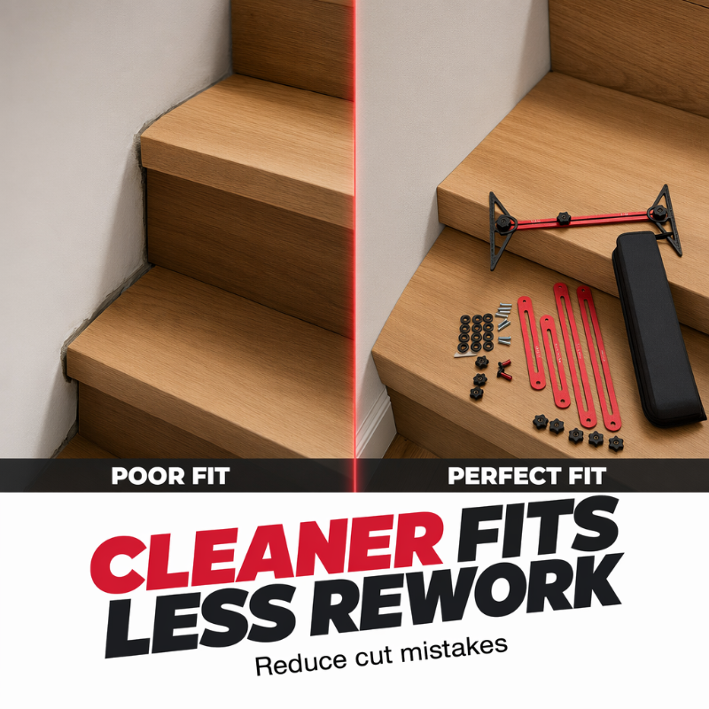 📐 OFFRE LIMITÉE : 50 % DE RÉDUCTION ! ⚙️ Kit d'outils de marquage multifonctionnel pour le travail du bois – Aluminium massif, haute précision, portable ✨