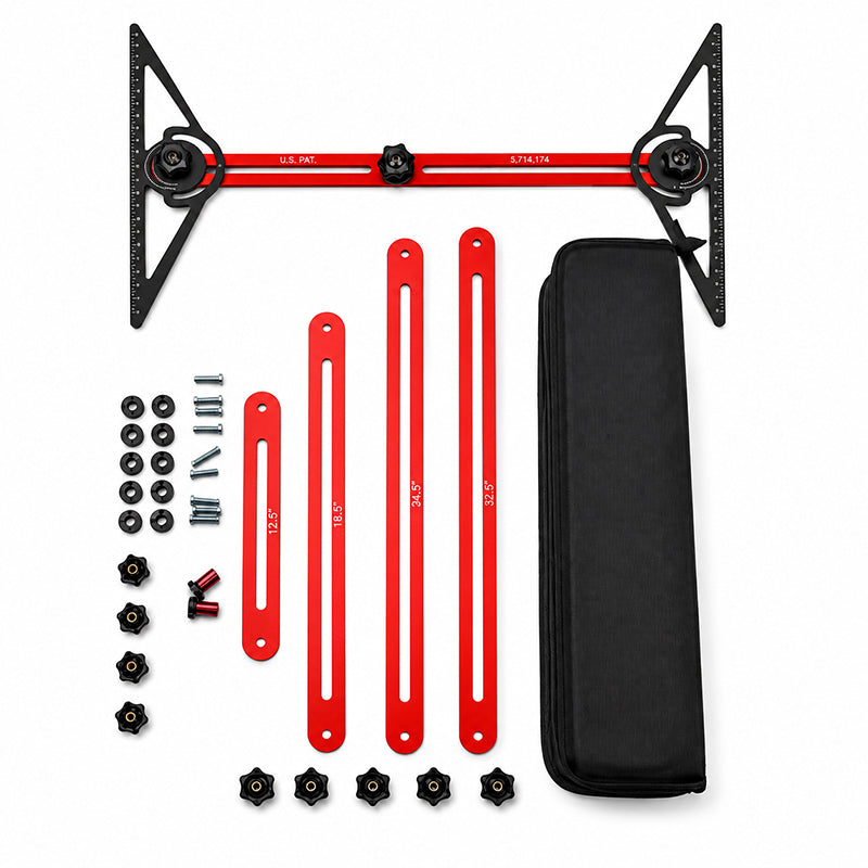 📐 OFFRE LIMITÉE : 50 % DE RÉDUCTION ! ⚙️ Kit d'outils de marquage multifonctionnel pour le travail du bois – Aluminium massif, haute précision, portable ✨