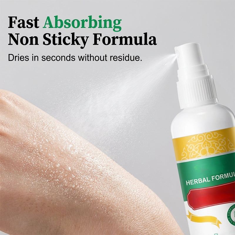 Spray rafraîchissant pour les pieds à la formule à base de plantes