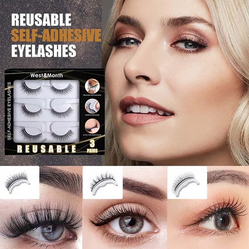 🥳BONNES AFFAIRES 2026🥳💞50 K+ VENDUS !👁️✨Faux cils réutilisables autocollants – pas de colle nécessaire, il suffit d’appuyer et c’est prêt. Boucle naturelle, réutilisables et faciles à retirer. Un véritable atout beauté ! 💕🌸