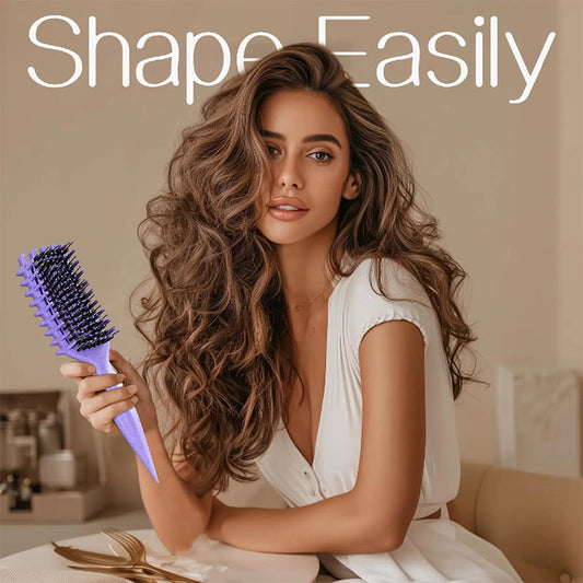 🎉 Soldes 2026 — Plus de 50 000 vendus ! 💇‍♀️ Brosse démêlante ventilée pour cheveux bouclés – Définit les boucles, réduit les frisottis ✨