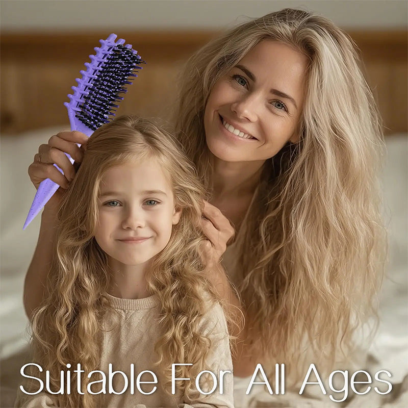 🎉 Soldes 2026 — Plus de 50 000 vendus ! 💇‍♀️ Brosse démêlante ventilée pour cheveux bouclés – Définit les boucles, réduit les frisottis ✨