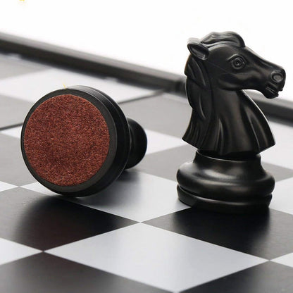 Jeu d'Échecs Magnétique avec Plateau Pliant