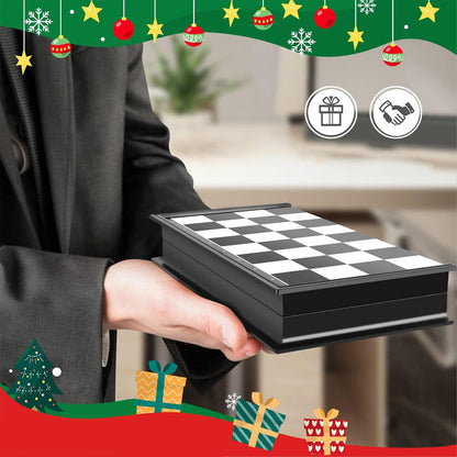 Jeu d'Échecs Magnétique avec Plateau Pliant