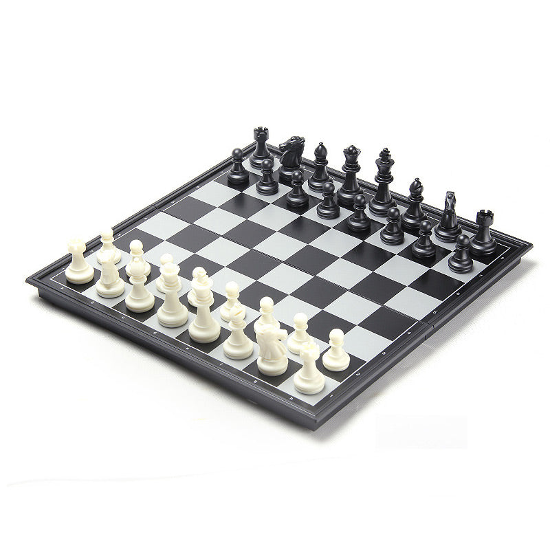 Jeu d'Échecs Magnétique avec Plateau Pliant