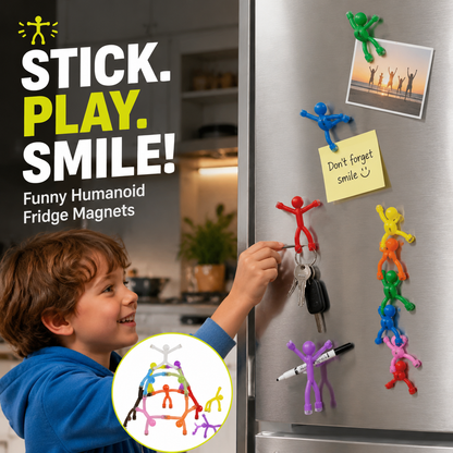 📢📢 -50 % !! ⏰🧲🧸 Figurines magnétiques articulables – tiennent vos notes, soulagent le stress et illuminent votre espace !