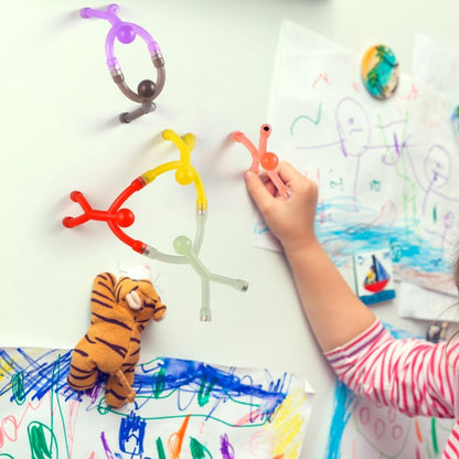 📢📢 -50 % !! ⏰🧲🧸 Figurines magnétiques articulables – tiennent vos notes, soulagent le stress et illuminent votre espace !