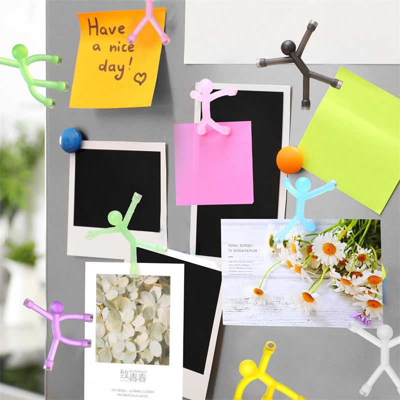 📢📢 -50 % !! ⏰🧲🧸 Figurines magnétiques articulables – tiennent vos notes, soulagent le stress et illuminent votre espace !
