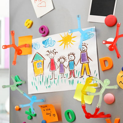 📢📢 -50 % !! ⏰🧲🧸 Figurines magnétiques articulables – tiennent vos notes, soulagent le stress et illuminent votre espace !