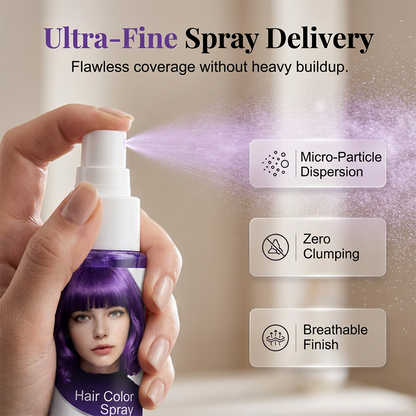 Spray de coloration temporaire 30 ml - Coloration instantanée lavable