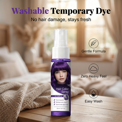 Spray de coloration temporaire 30 ml - Coloration instantanée lavable