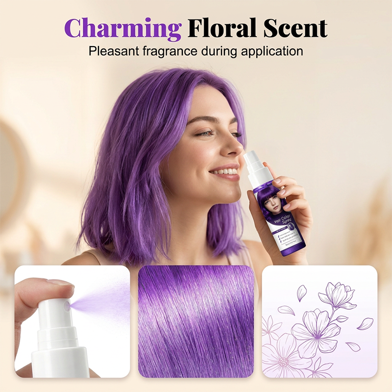 Spray de coloration temporaire 30 ml - Coloration instantanée lavable