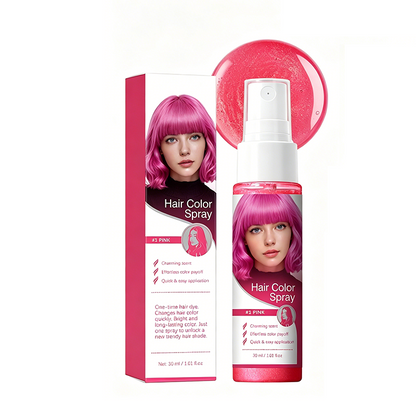 Spray de coloration temporaire 30 ml - Coloration instantanée lavable