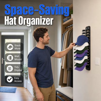📢📢 50 % DE RÉDUCTION !! ⏰ Range-chapeaux peu encombrant – ordre et praticité pour toutes les armoires ! 🎩✨🧢