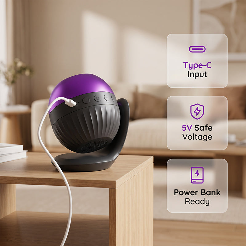 Projecteur océan ciel étoilé – Veilleuse avec musique pour chambre d'enfant