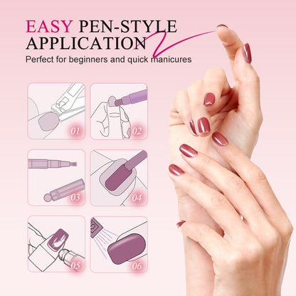 ✨️ Surprise – 50 % de réduction ! 💅 Un nail art sublime en un seul geste – Stylo gel œil de chat tout‑en‑un !