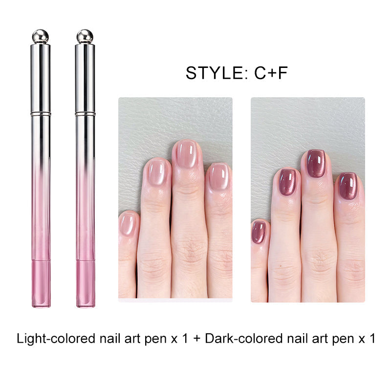 ✨️ Surprise – 50 % de réduction ! 💅 Un nail art sublime en un seul geste – Stylo gel œil de chat tout‑en‑un !