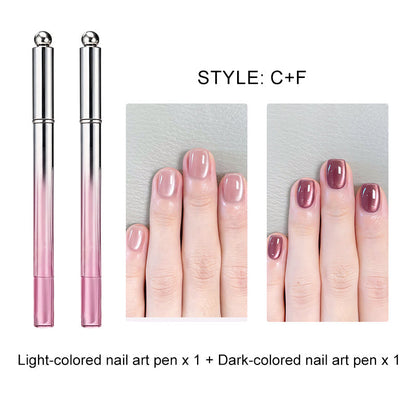 ✨️ Surprise – 50 % de réduction ! 💅 Un nail art sublime en un seul geste – Stylo gel œil de chat tout‑en‑un !