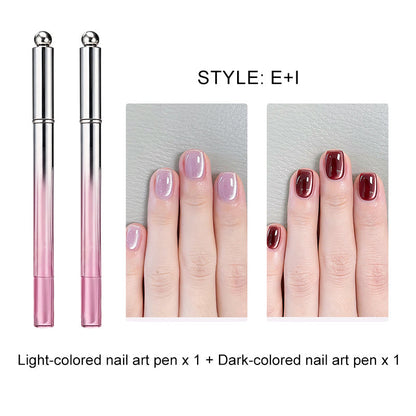 ✨️ Surprise – 50 % de réduction ! 💅 Un nail art sublime en un seul geste – Stylo gel œil de chat tout‑en‑un !