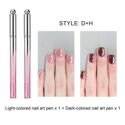 ✨️ Surprise – 50 % de réduction ! 💅 Un nail art sublime en un seul geste – Stylo gel œil de chat tout‑en‑un !