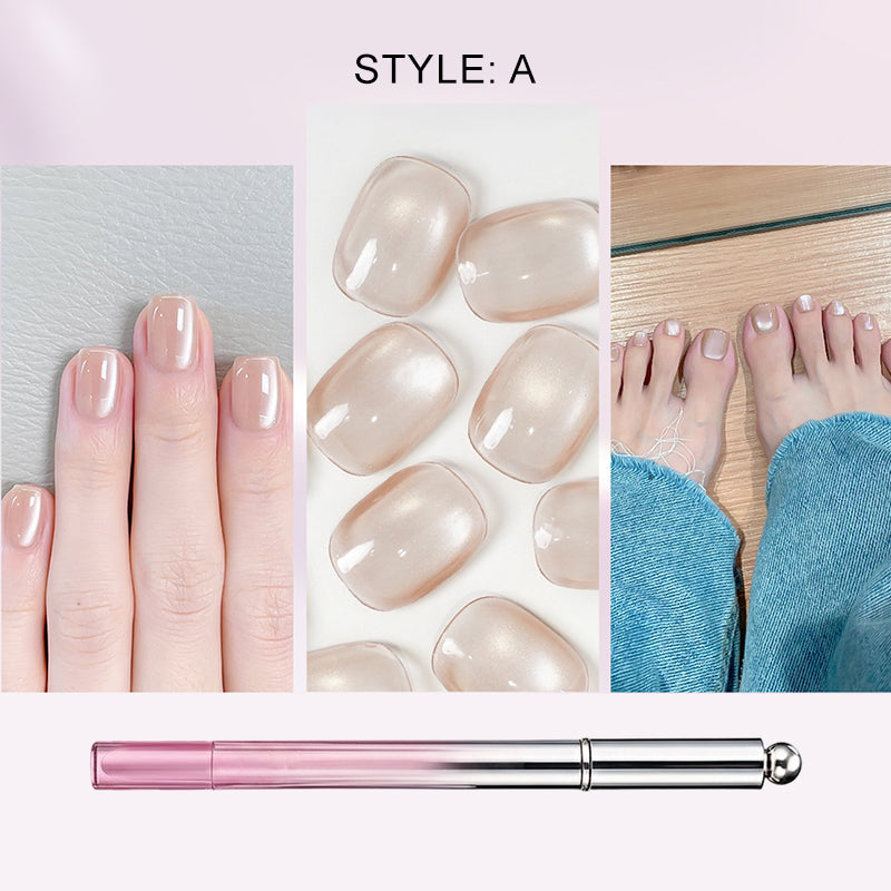 ✨️ Surprise – 50 % de réduction ! 💅 Un nail art sublime en un seul geste – Stylo gel œil de chat tout‑en‑un !