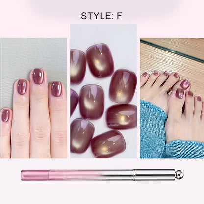 ✨️ Surprise – 50 % de réduction ! 💅 Un nail art sublime en un seul geste – Stylo gel œil de chat tout‑en‑un !