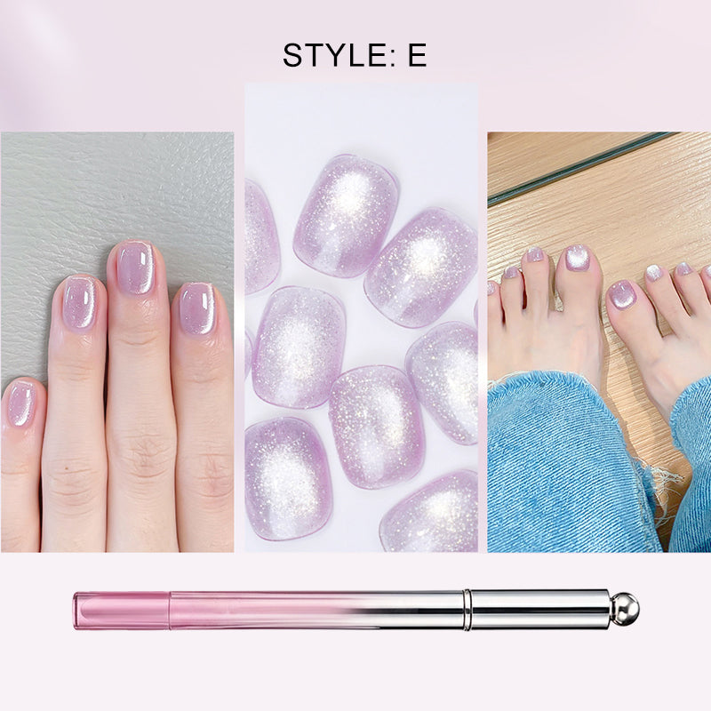 ✨️ Surprise – 50 % de réduction ! 💅 Un nail art sublime en un seul geste – Stylo gel œil de chat tout‑en‑un !