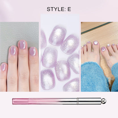 ✨️ Surprise – 50 % de réduction ! 💅 Un nail art sublime en un seul geste – Stylo gel œil de chat tout‑en‑un !