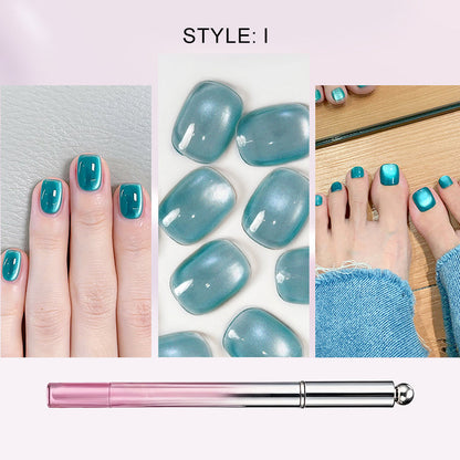 ✨️ Surprise – 50 % de réduction ! 💅 Un nail art sublime en un seul geste – Stylo gel œil de chat tout‑en‑un !
